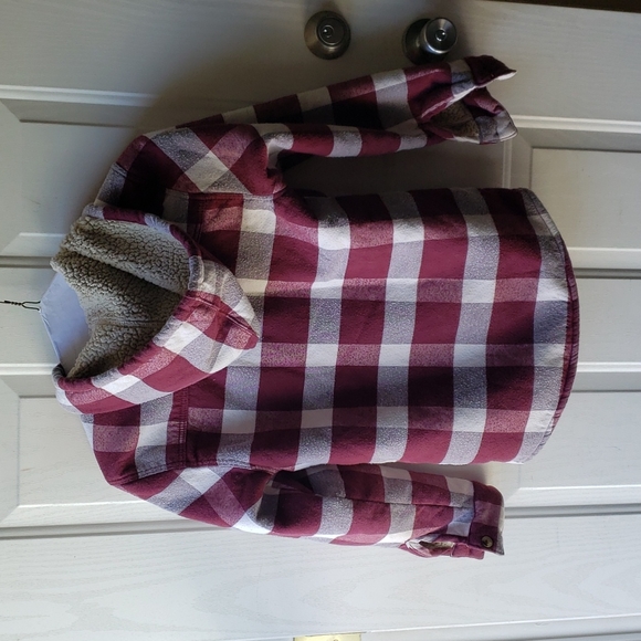 Lucky brand boys flannel jacket size Large - Picture 2 of 4